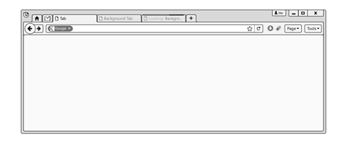 Firefox 4.0 Wireframe Firefox 4.0 Wireframe
