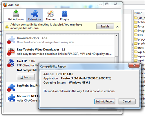 Add-on Compatibility Report Add-on Compatibility Report